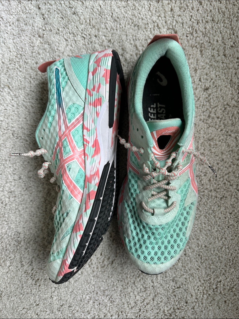 ASICS Gel-Noosa Tri 12 Women’s Running Size Size 9.5 Fresh Ice Guava Pink